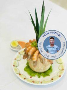 Thưởng thức ẩm thực của Quảng Ninh – Tôm hấp trái dừa