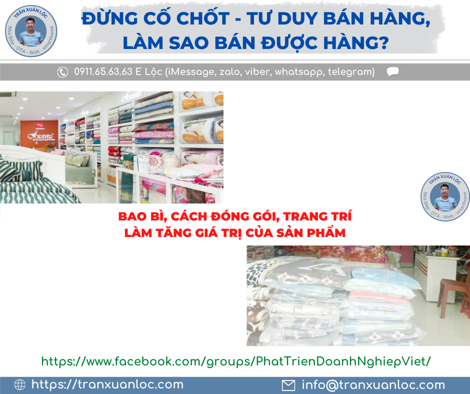 Dung Co Chot Tu Duy Ban Hang Lam Sao Ban Duoc Hang Can Duoc Thay Doi Bao Bi