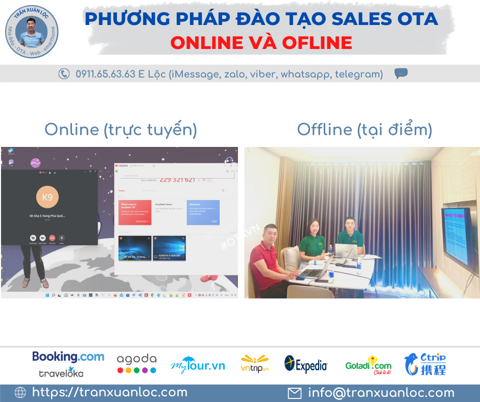 Txl Ota Dang Bai So Sanh Phuong Thuc Dao Tao Sales Ota Online Truc Tuyen Va Offline Tai Diem