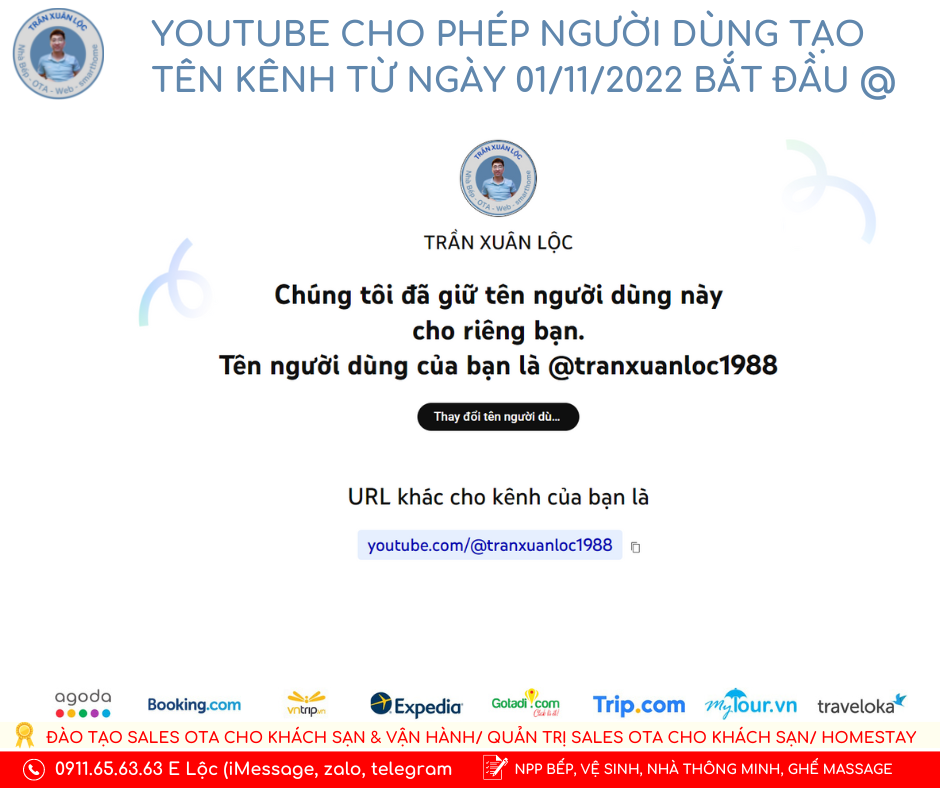 Cach Tao Ten User Cho Youtube Chanel Tu Ngay 01 11 2022 (1)