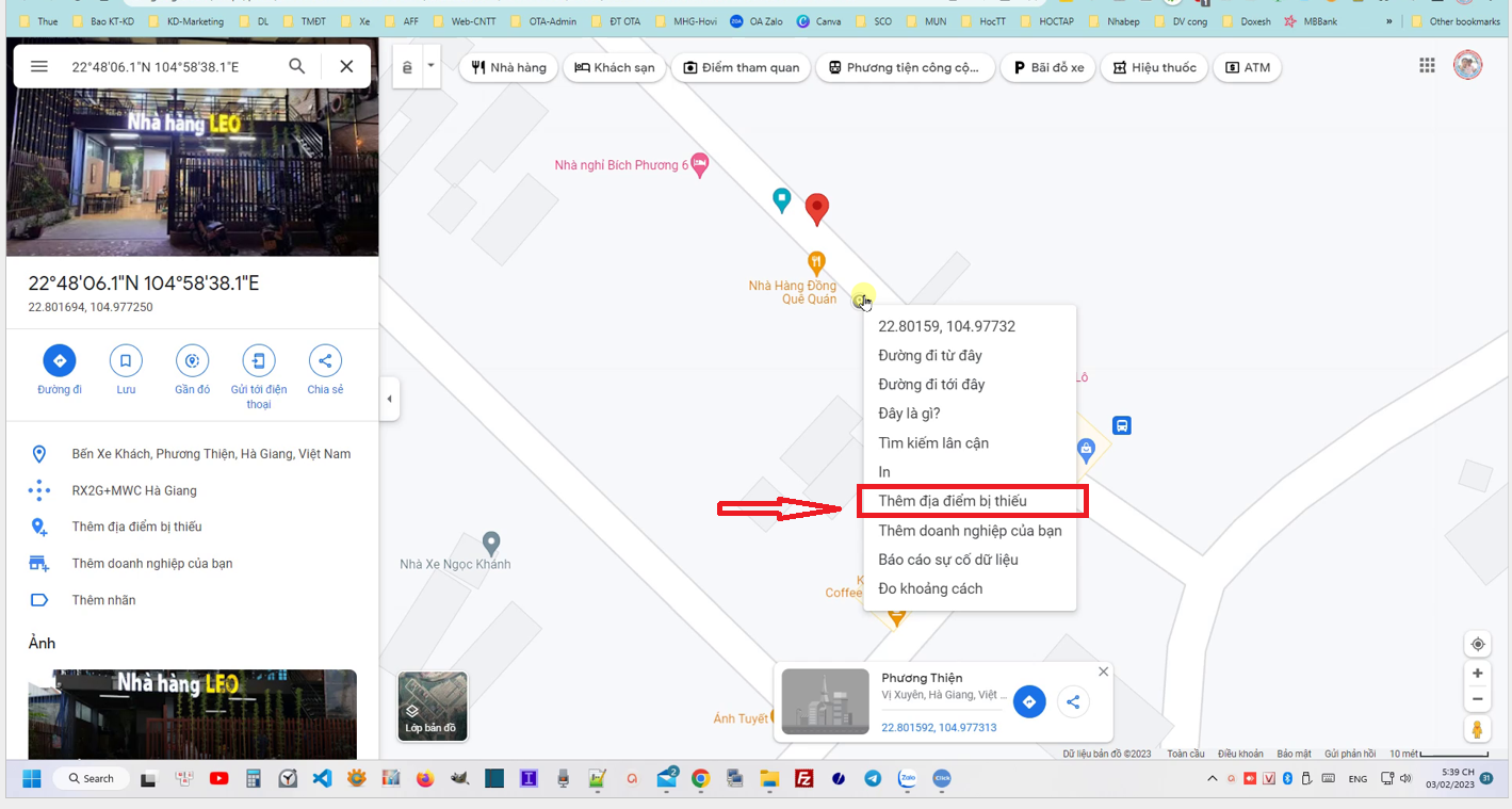 Cach Them Dia Diem Con Thieu Tren Ban Do Google Map 100 Thanh Cong 2